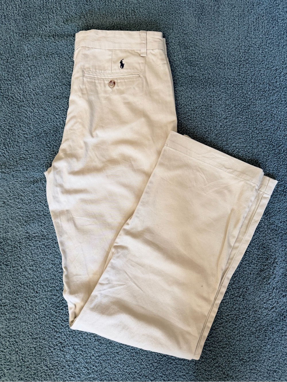 Polo by Ralph Lauren Beige Men’s Chino Pants with Embroidered Pony